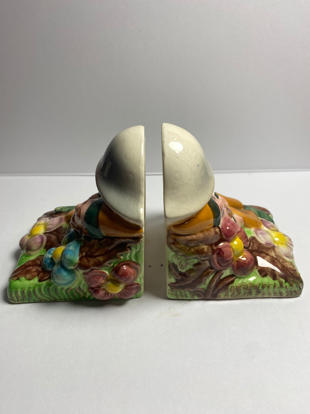 Australian Pottery Gnome Bookends