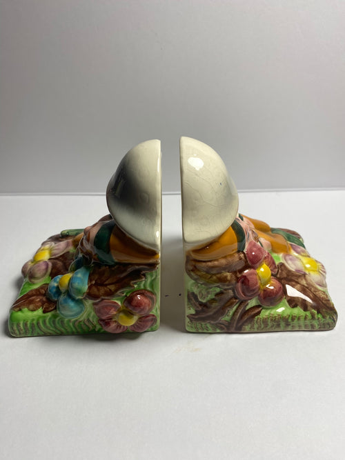 Australian Pottery Gnome Bookends