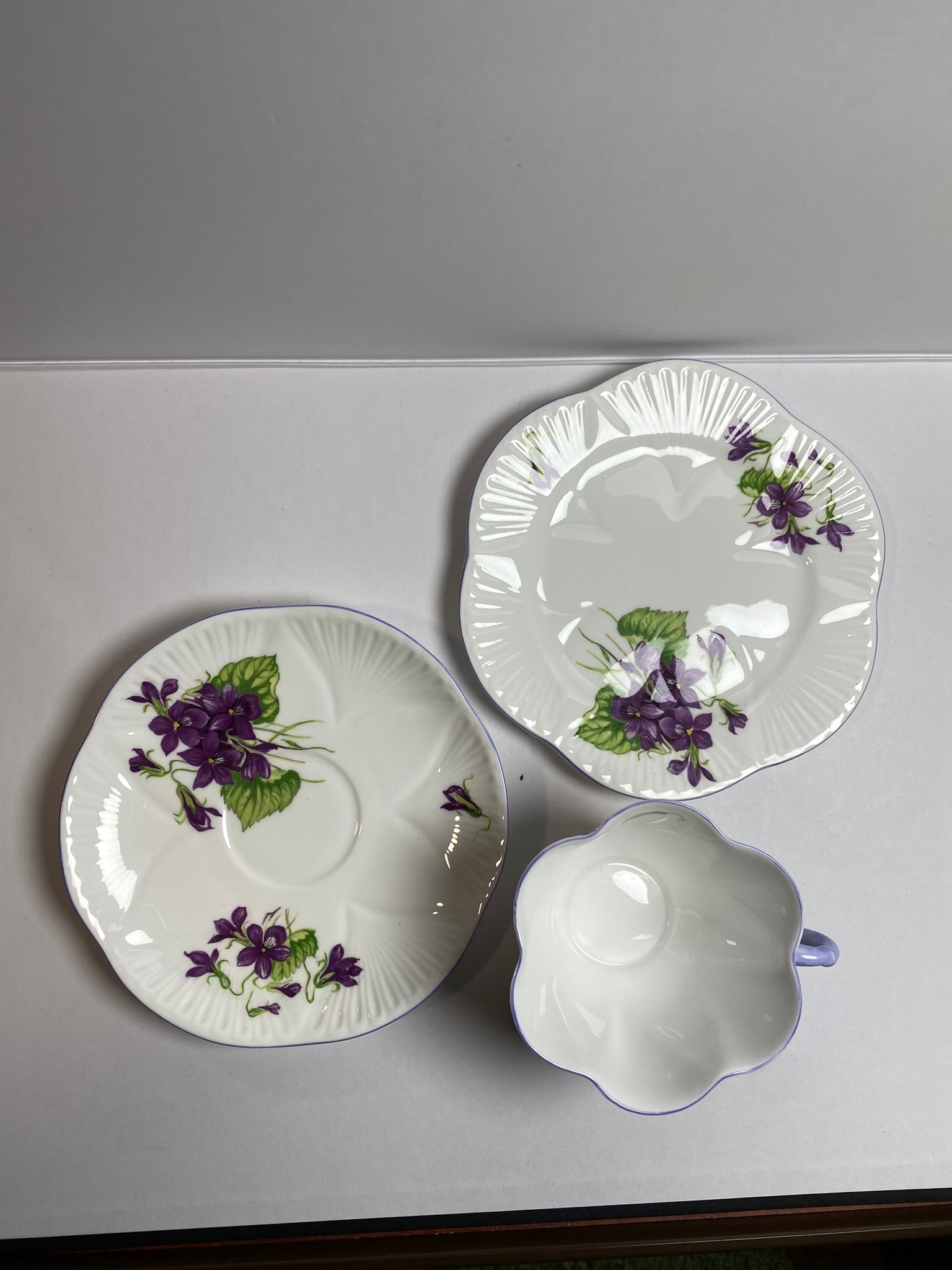 Shelly England Bone China Trio