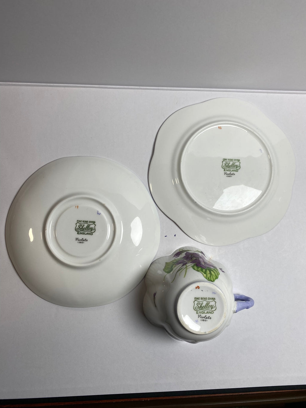 Shelly England Bone China Trio