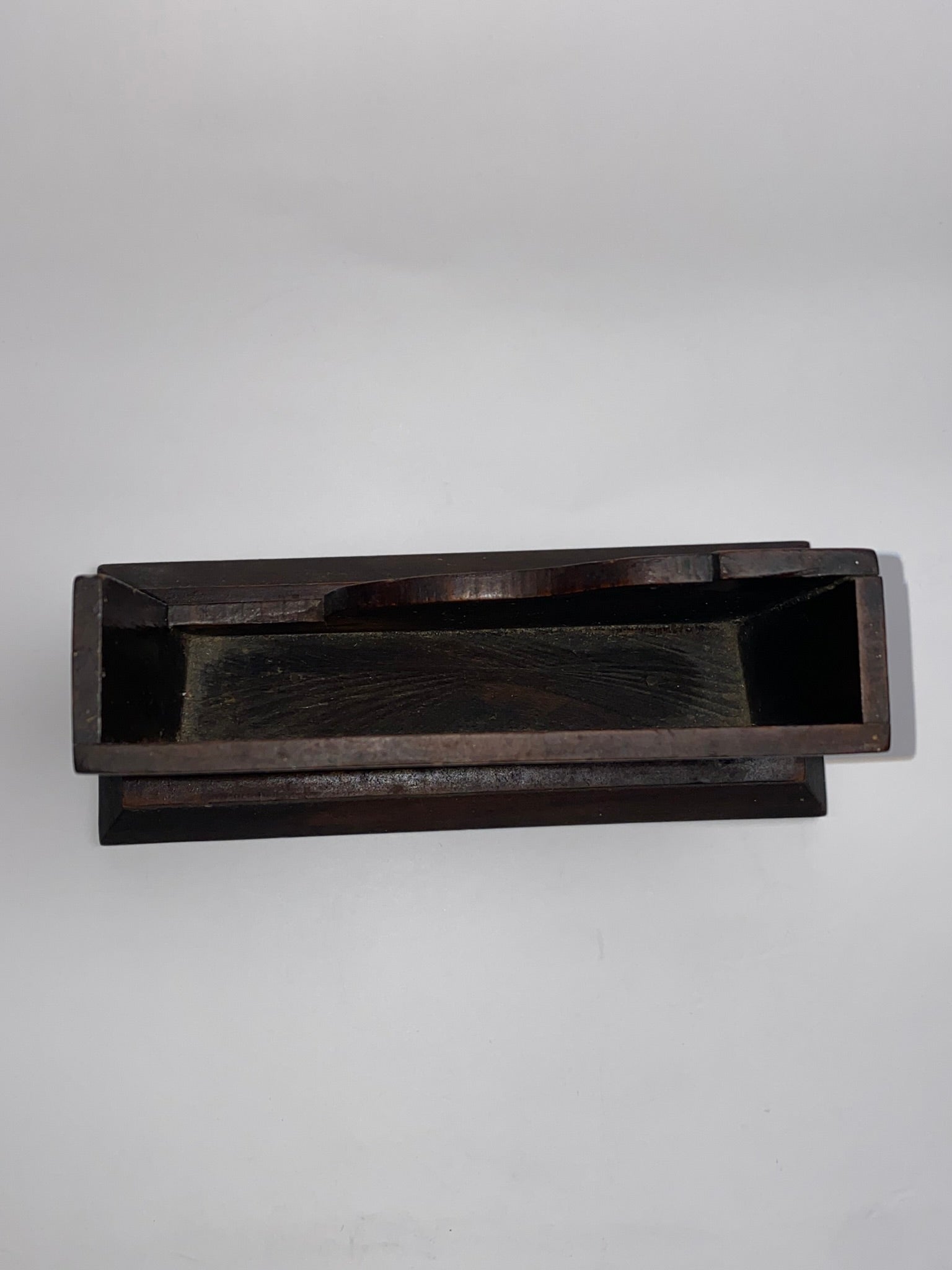 Antique Wooden Australian Pokerwork Letter Holder