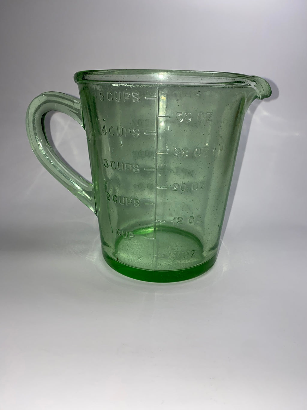Vintage Green Depression Glass