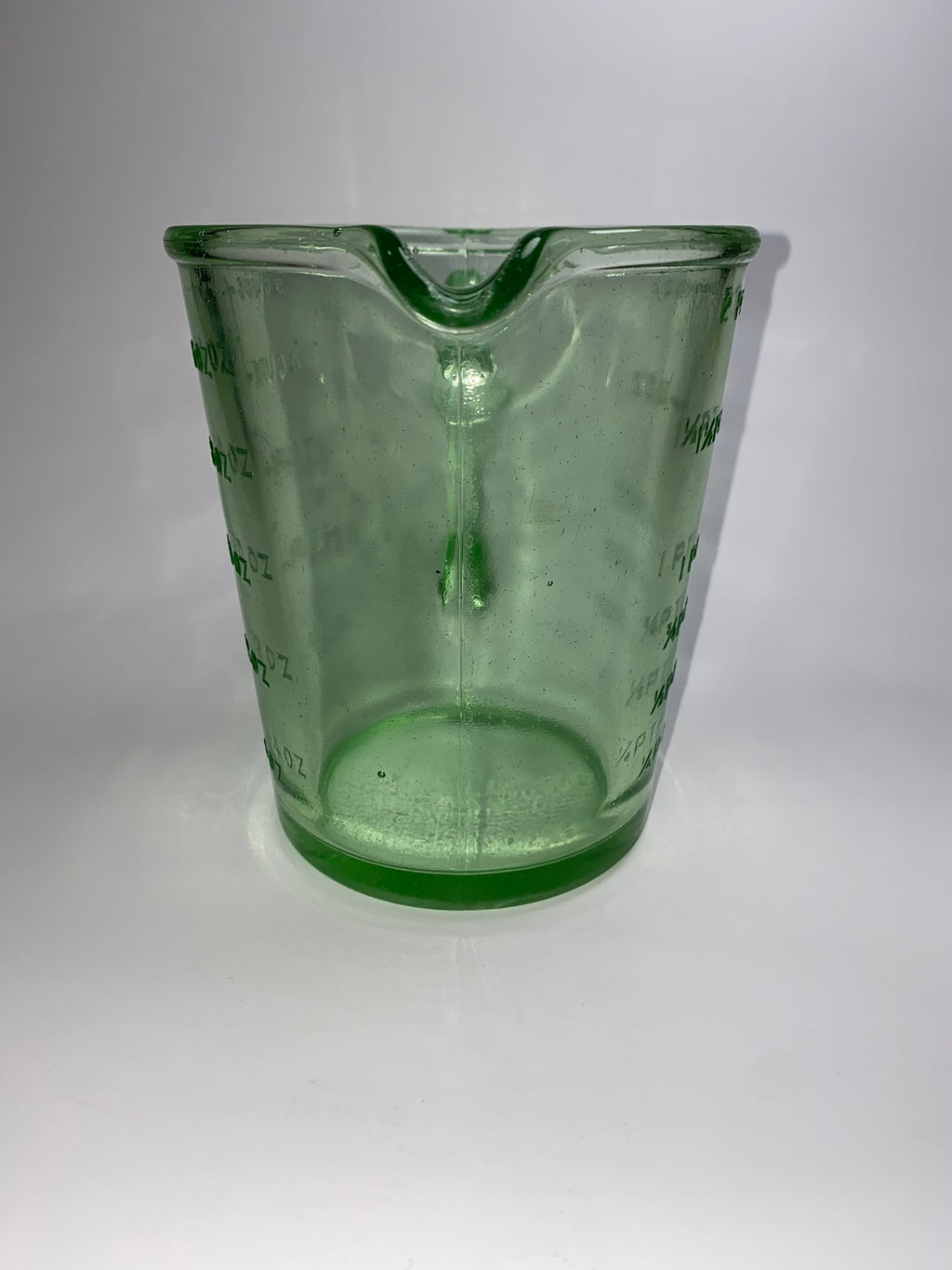 Vintage Green Depression Glass