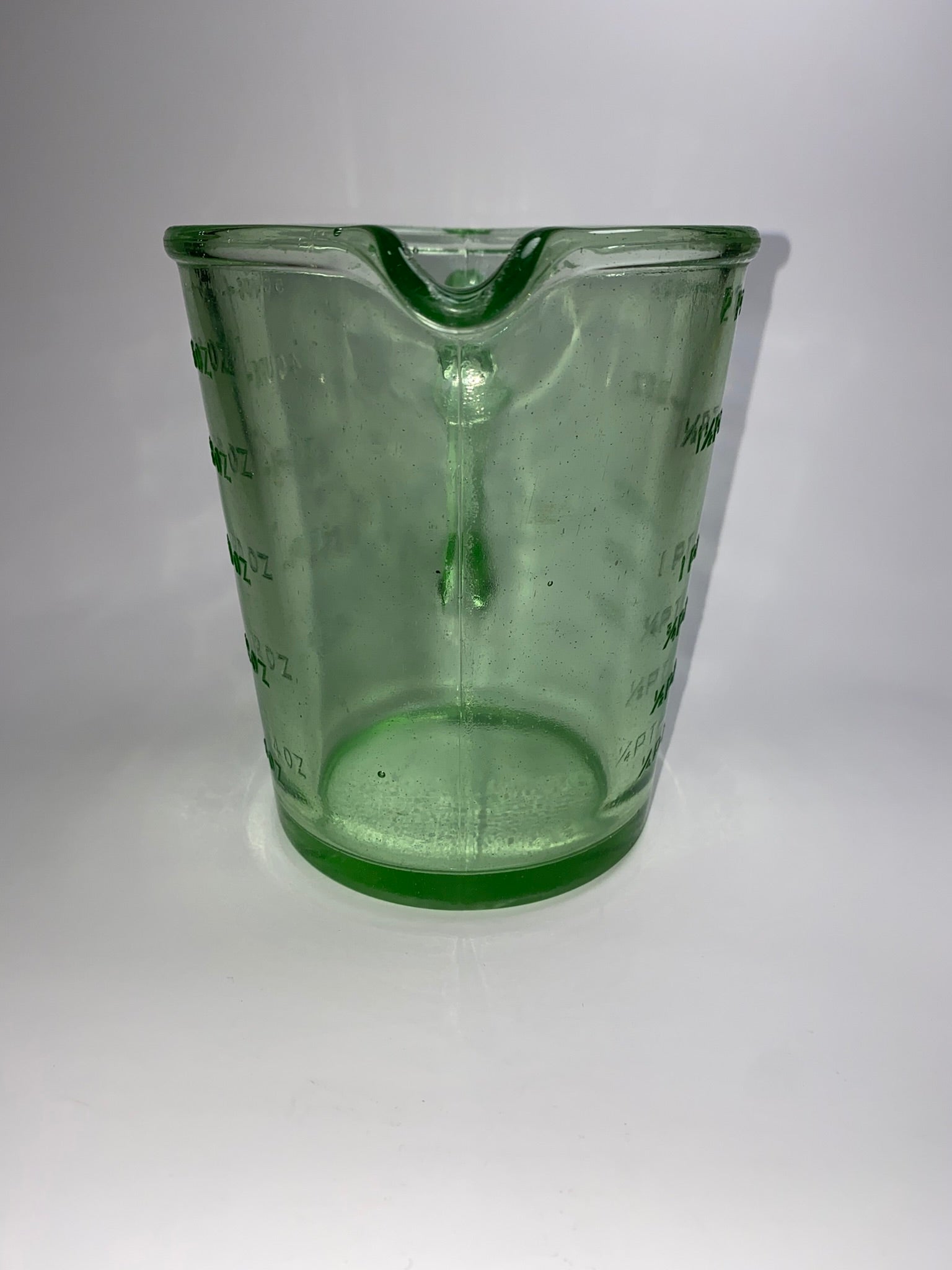 Vintage Green Depression Glass