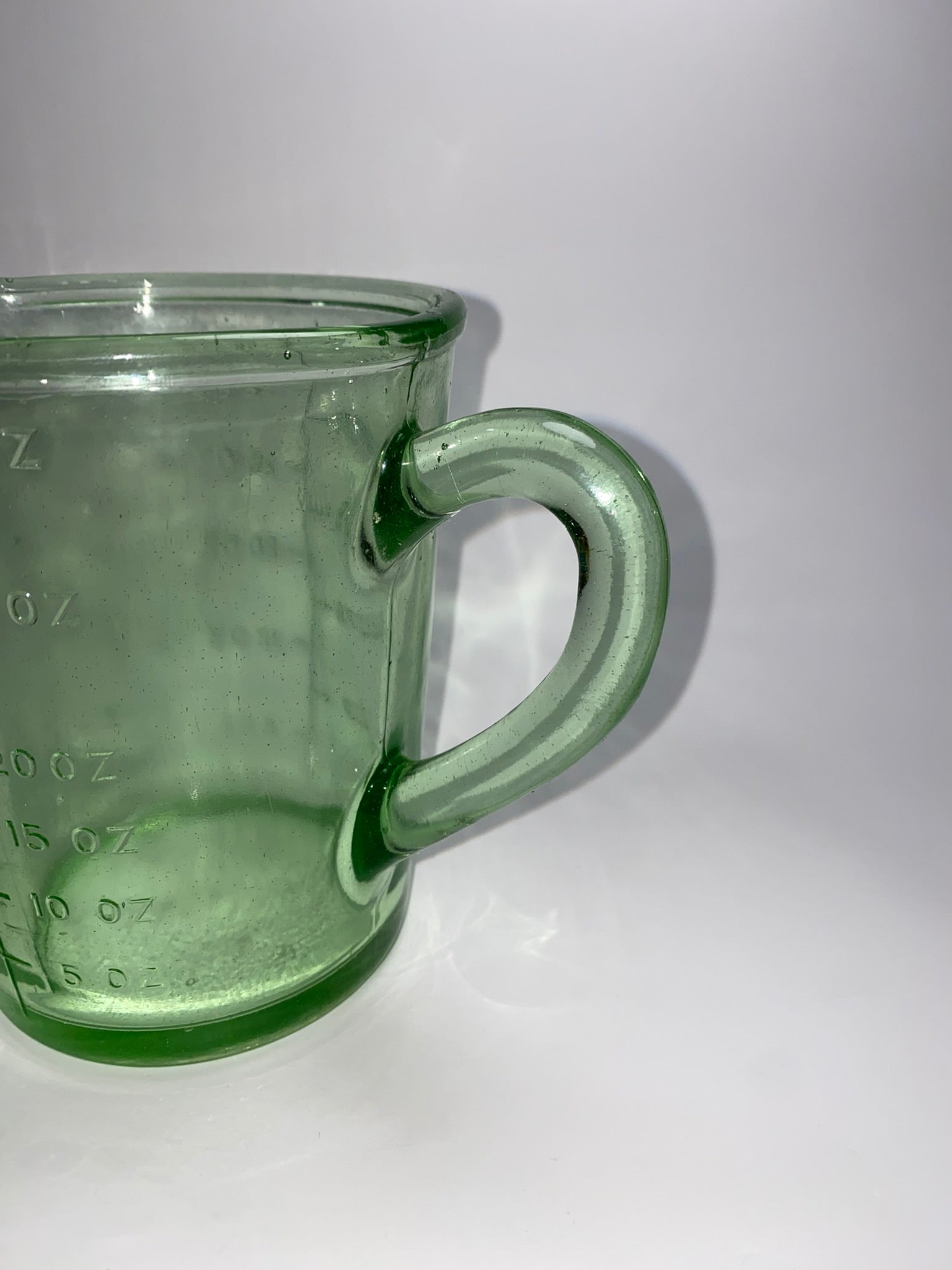 Vintage Green Depression Glass
