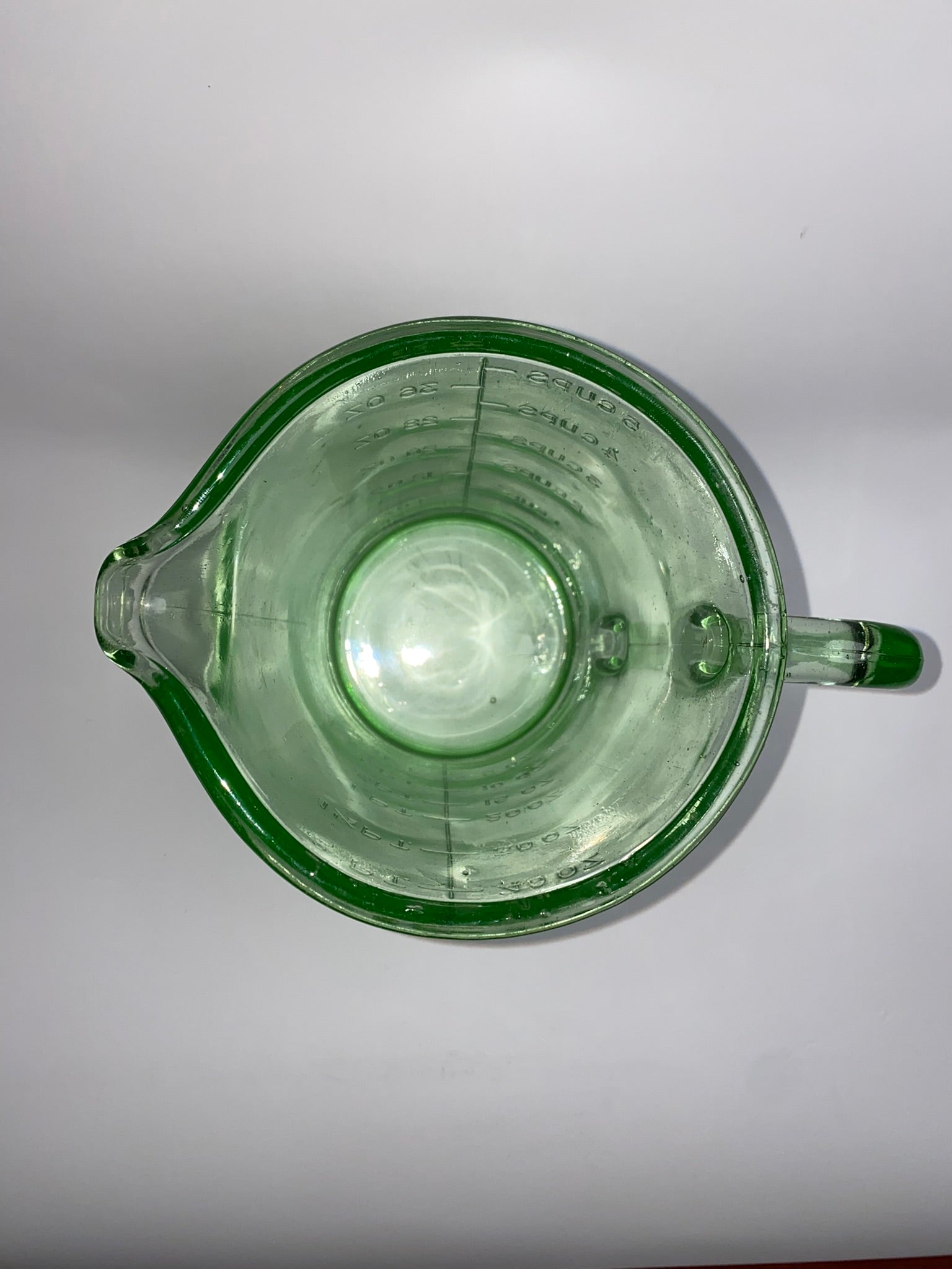 Vintage Green Depression Glass