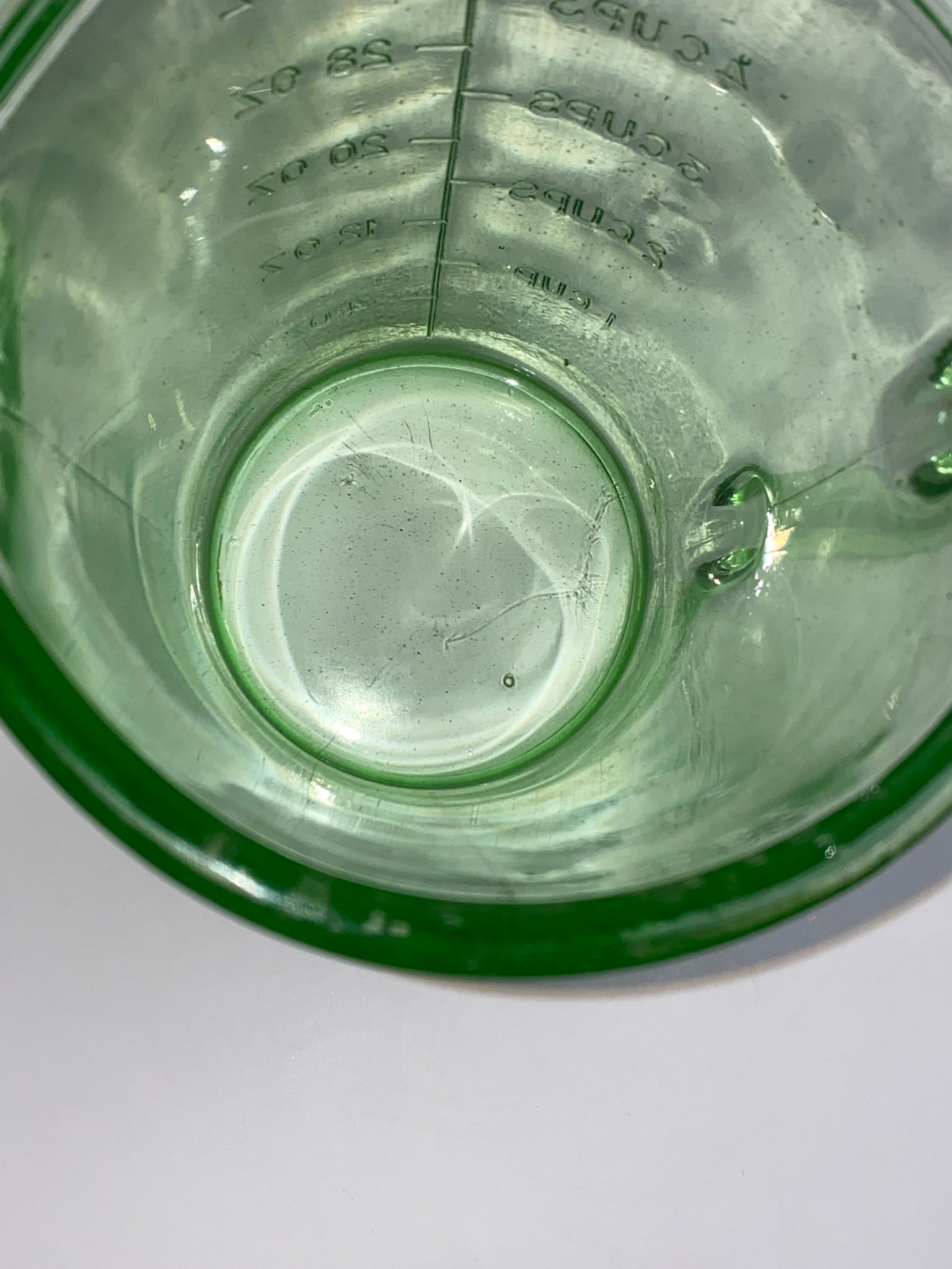Vintage Green Depression Glass