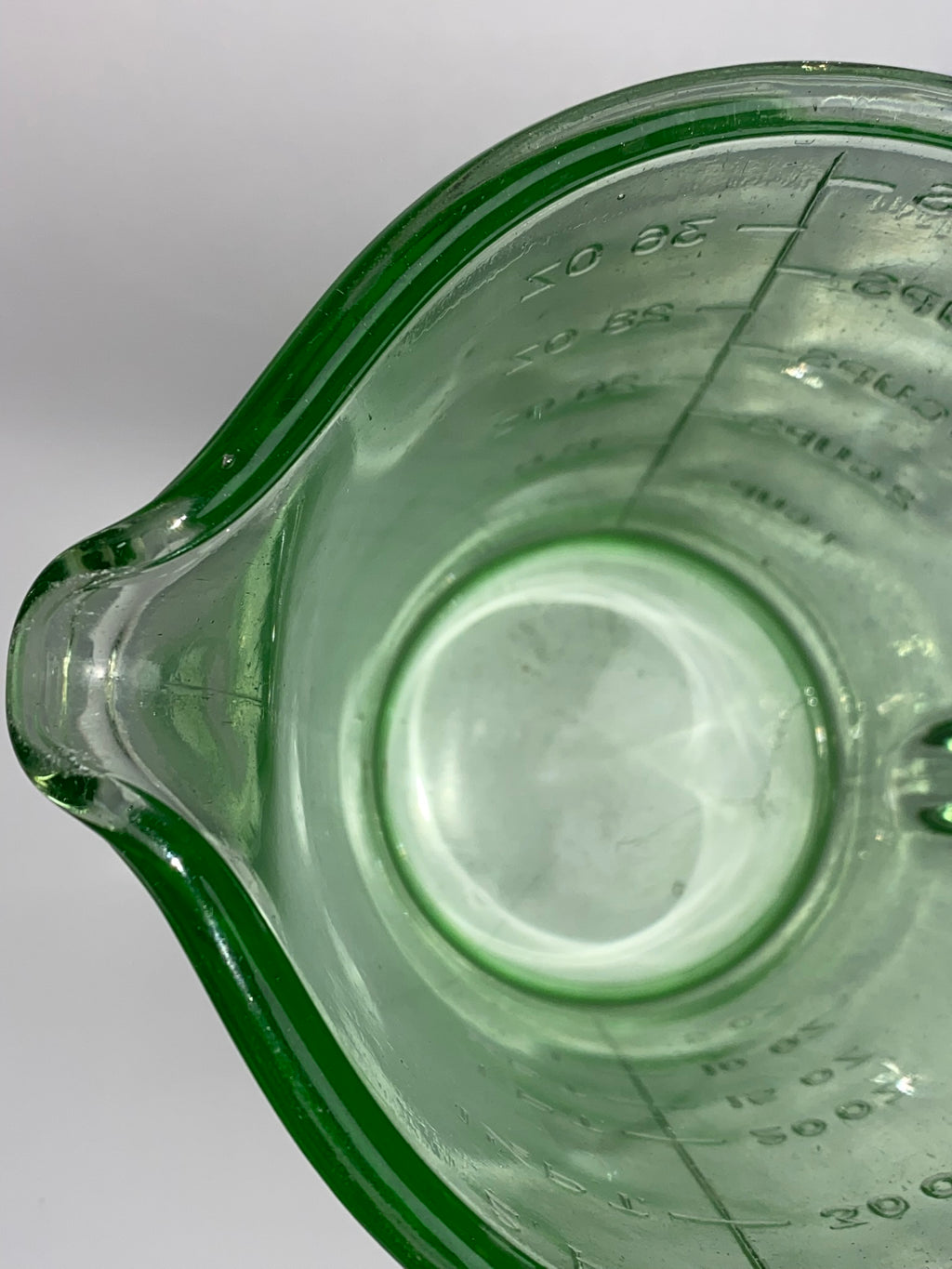 Vintage Green Depression Glass